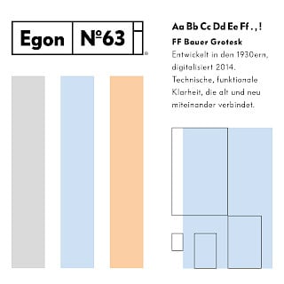 Corporate Design Details des Egon N63 Projekts von terraplan