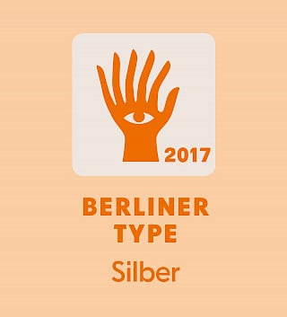 Auszeichnung Berliner Type 2017 (silber)