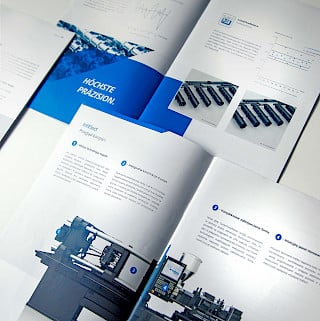 Printdetails einer Broschüre welche für Sumitomo Demag von diff erstellt wurde