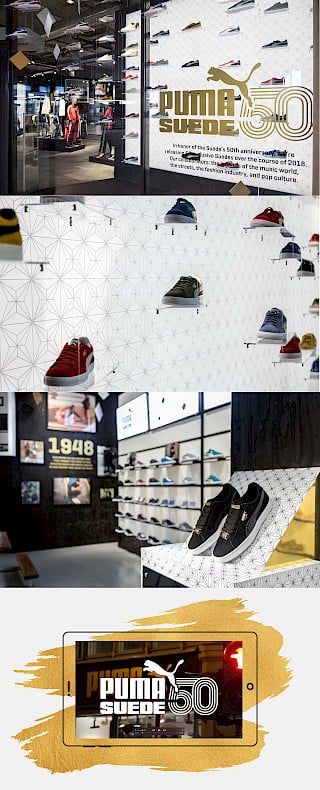 Cover für Video zum Puma Suede 50 Event und Ausstellung der Schuhe