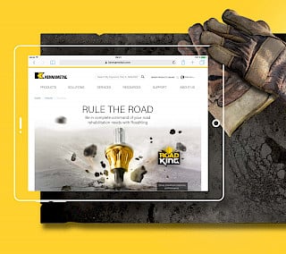 Cover für Video von Darstellung der Landing Page welche für Kennametal von diff erstellt wurde