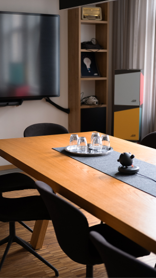 Besprechungsraum bei .diff communications in Nürnberg