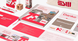 Auswahl an Printarbeit welche für das ESW erstellt wurden