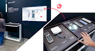 Ein reales Produkt steuert die digitale Anwendung